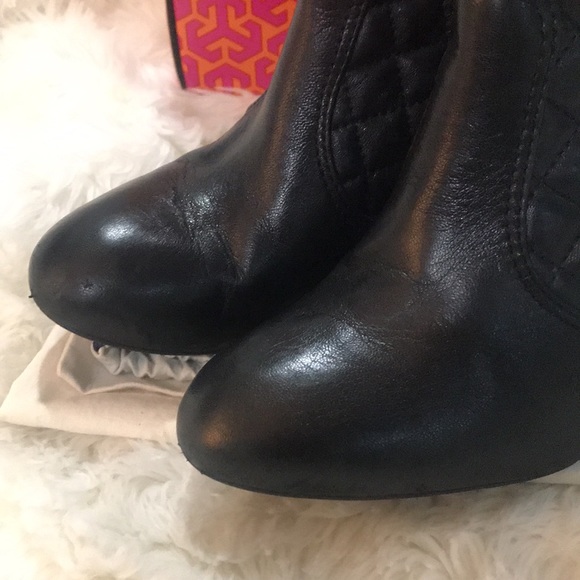 COPY - Tory Burch Layla quilted wedges booty,black size - Picture 5 of 10